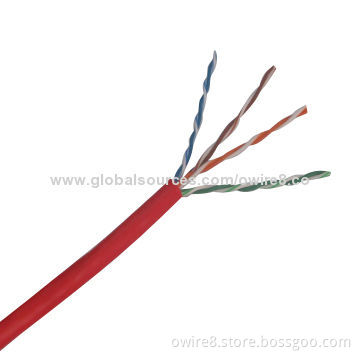 UL Compliant Cat5e UTP LAN Cable, 60 or 75°C Rated Temperature